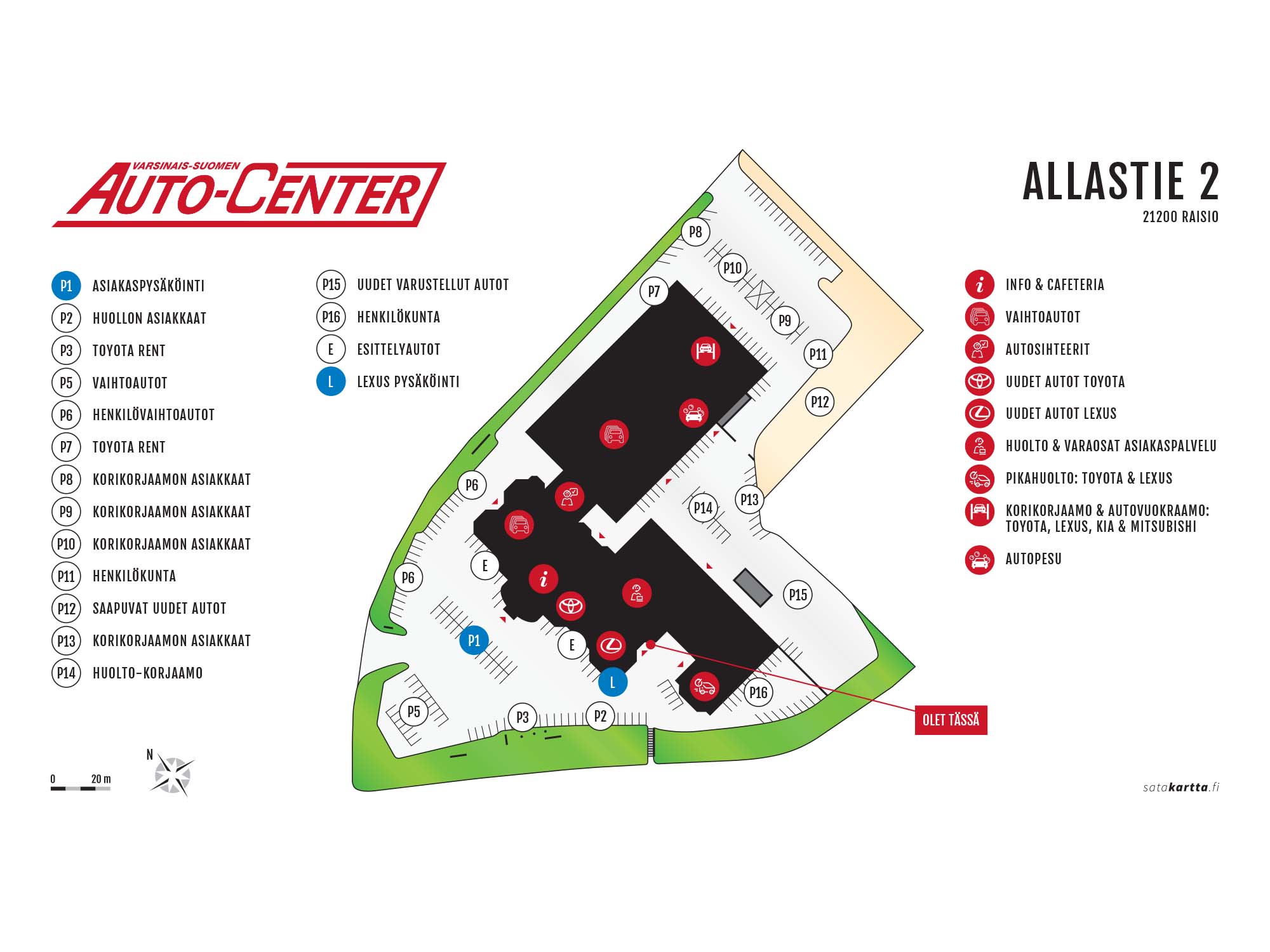 Esimerkki yritysalueen tonttiopasteesta | Karttaopasteet.fi Esimerkki yritysalueen tonttiopasteesta | Karttaopasteet.fi